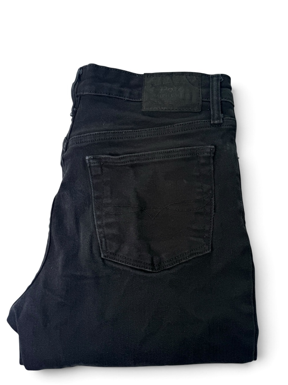 Polo Ralph Lauren Boys Hampton Straight Stretch Black Jeans